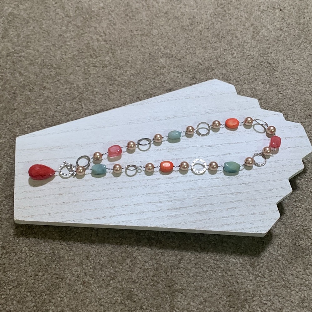 Sterling Silver Beaded Necklace - Picture 3 of 5